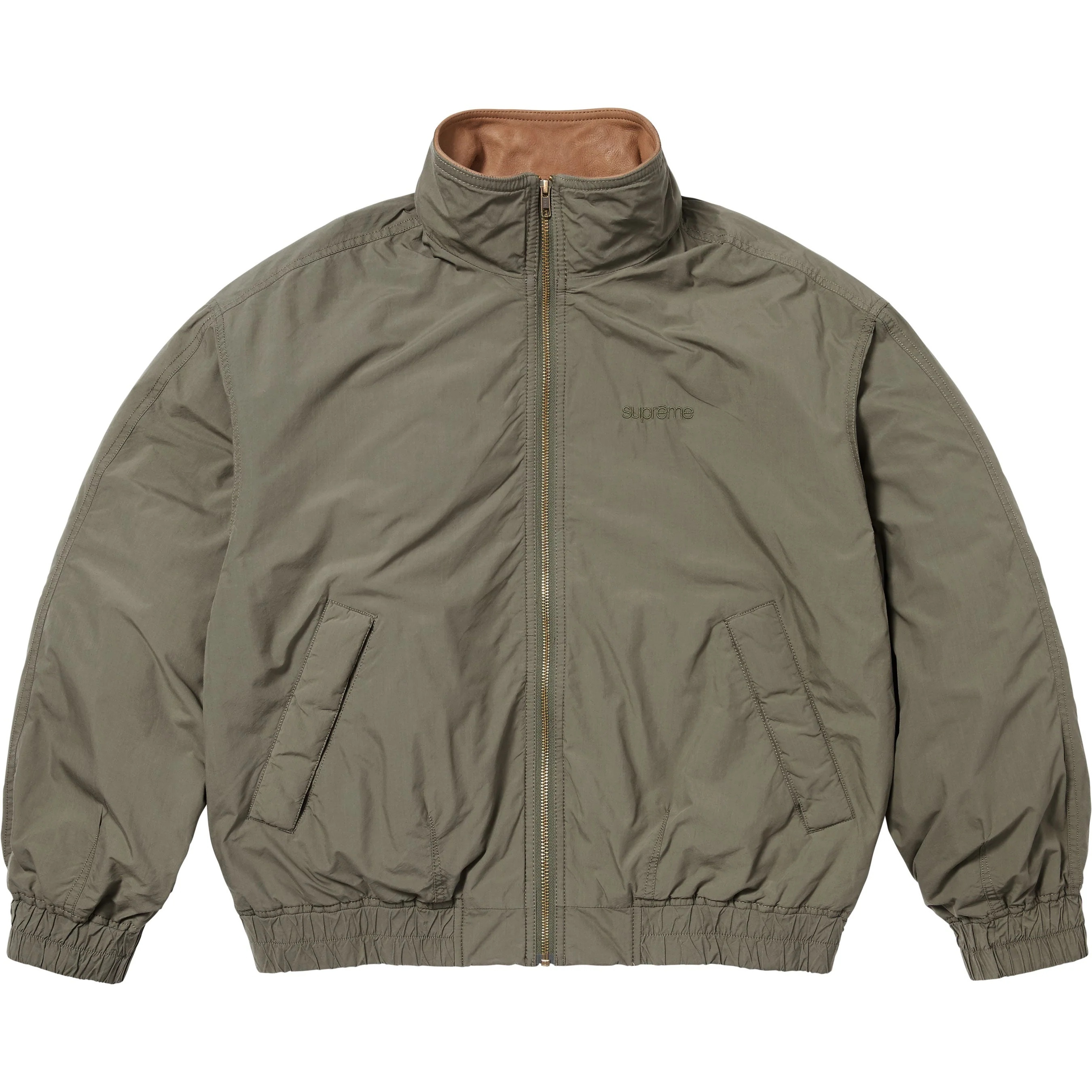 Leather Collar Utility Jacket view 16